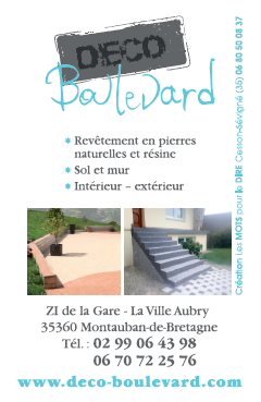 Carte deco boulevard